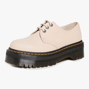 Dr.martens Women's Cream Platform Oxford Shoes